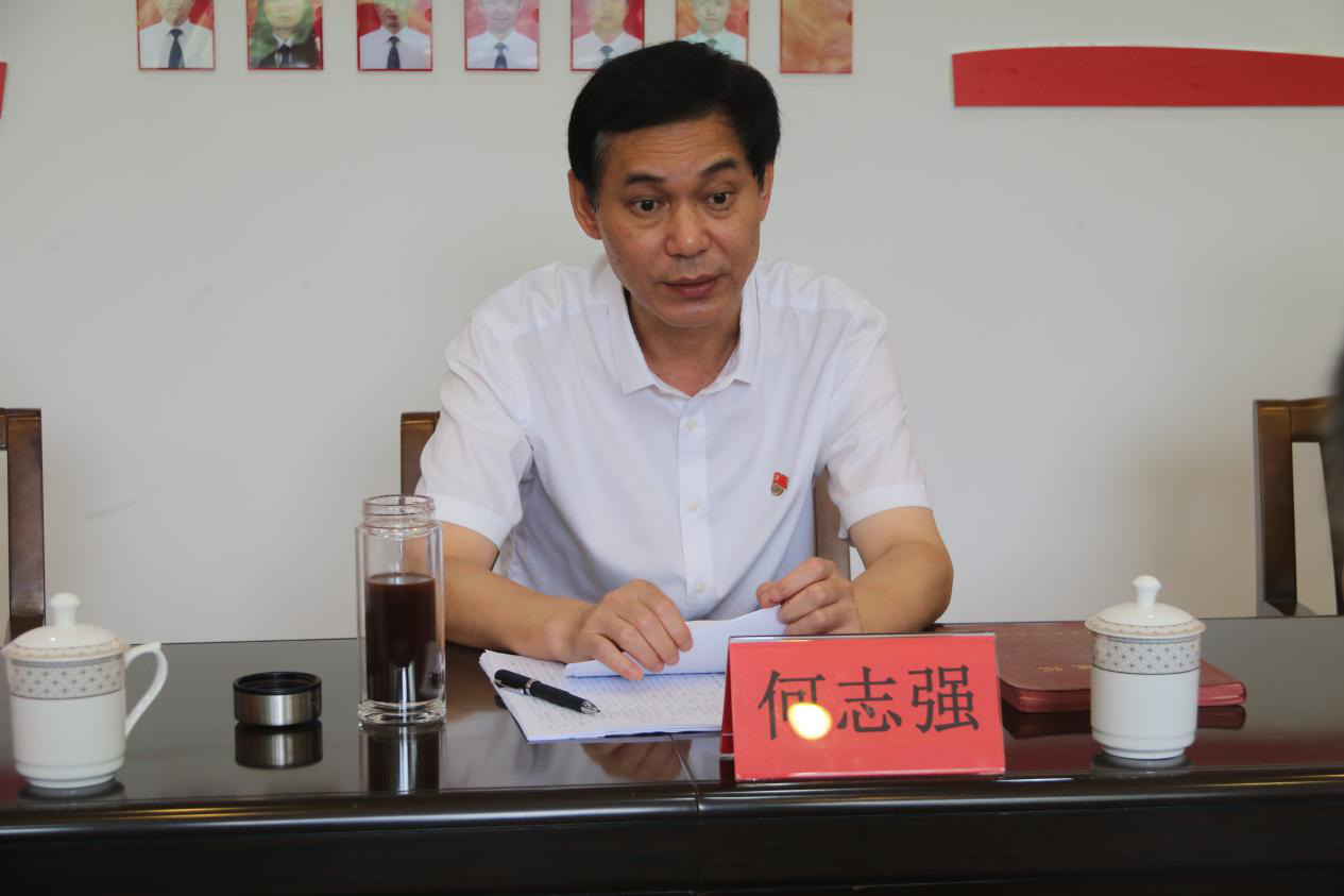 长兴县委常委,常务副县长,行政学校校长何志强来校调研